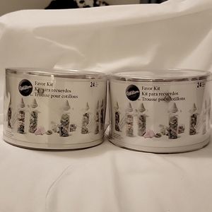 2 Wilton Favor kits baby bottles pastel 48 pcs